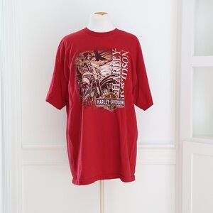 Harley-Davidson Motorcycles Red T-Shirt XL Lynchburg Virginia
